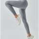 Non-trace naked yoga pants for women high waist and buttock