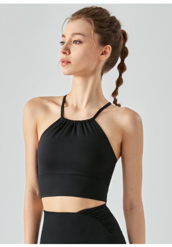 Fitness coat condole belt bra